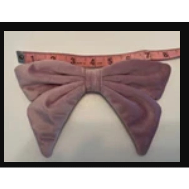 LELE SADOUGHI large 5" Purple Velvet Bows new barrette lavender