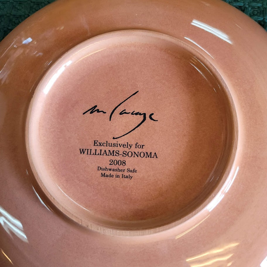Williams Sonoma 2008 Marc Lacaze Italy Paysage 9 1/2" SINGLE Salad Plate NICKED