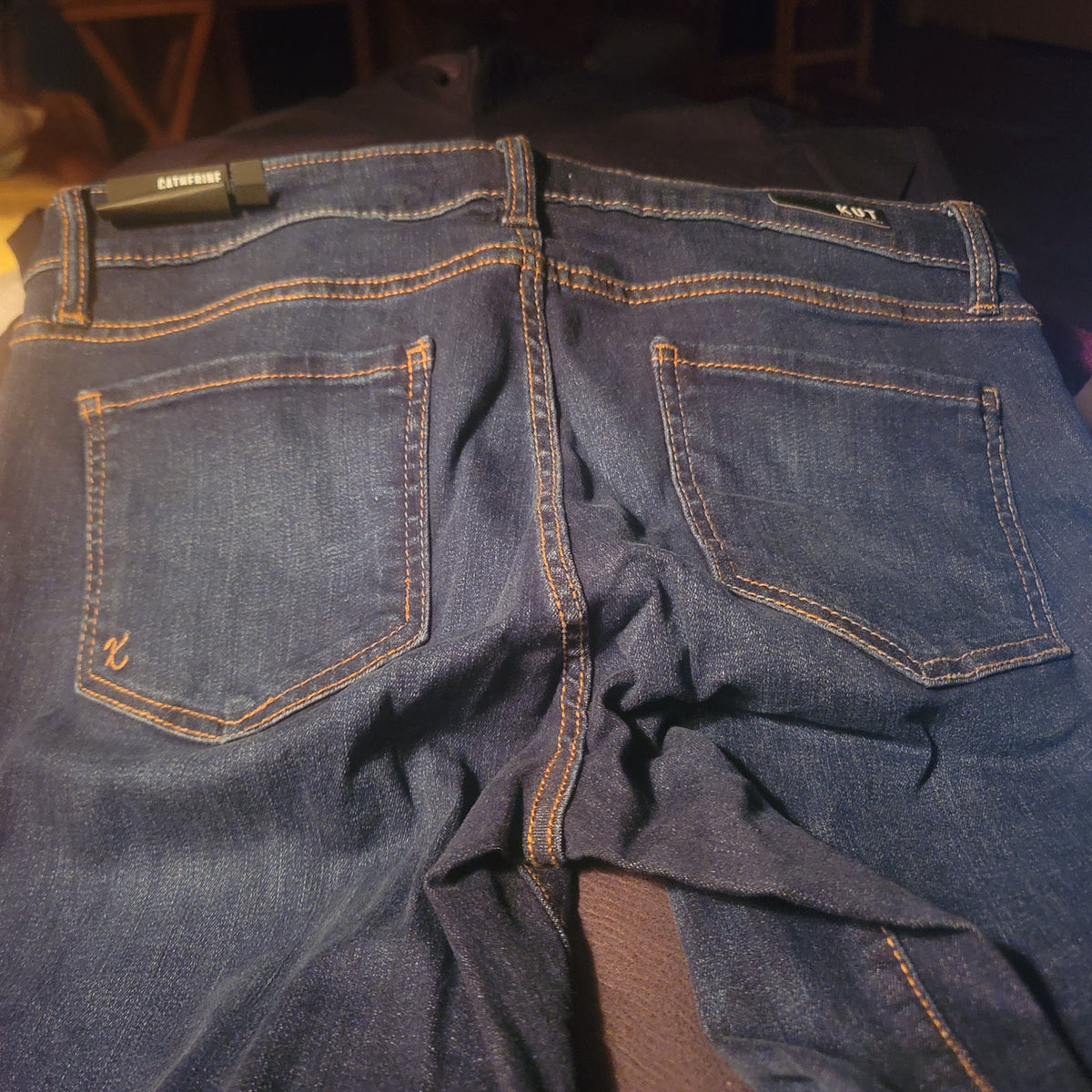 Kut From The Kloth Catherine Boyfriend Jeans Size 8 Dark Wash High Rise NEW
