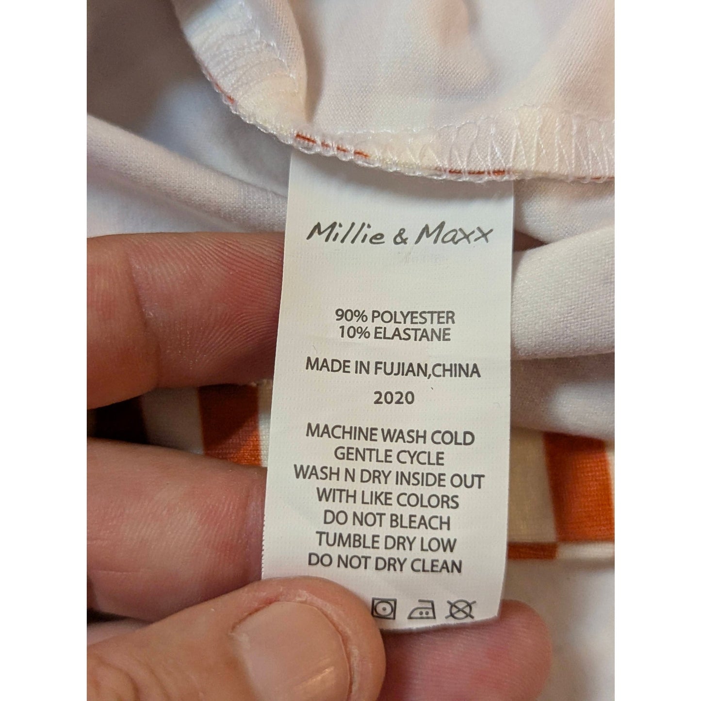Millie & Maxx Toddler Fall Orange Brown Striped Pumpkin One Piece Romper Size 3T
