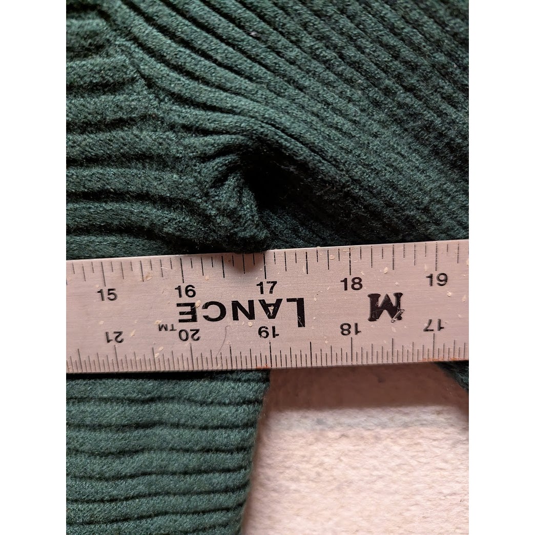 NWT Devotion Cyrus Spruce Green Turtleneck Rib Knit Long Sleeve Sweater Small