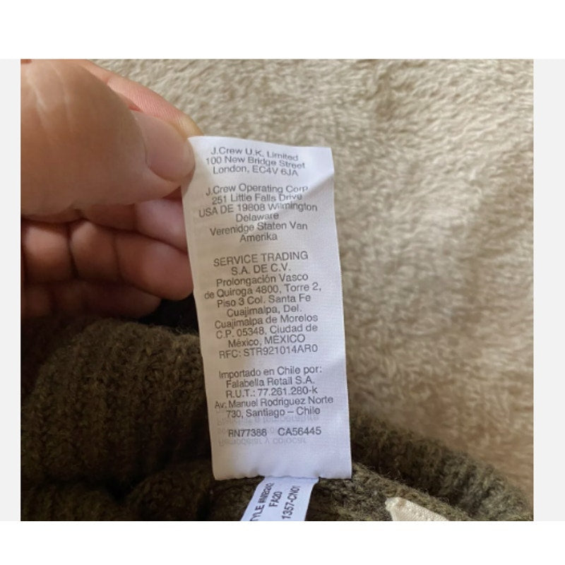Madewell Henley Sweater Dress Heather Elm Green Buttons Wool Retail Size xs NEW