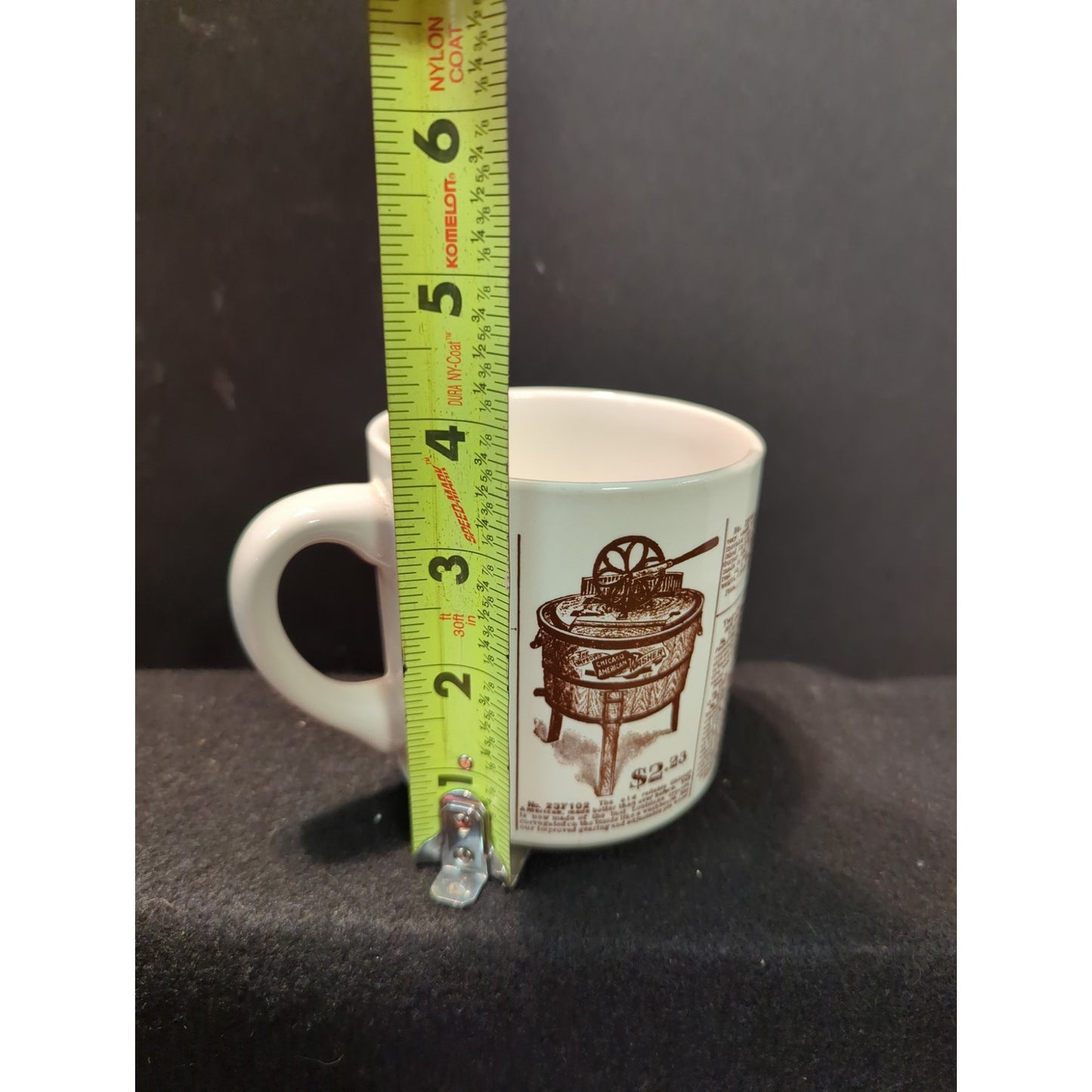 Sears Roebuck and Co Catalog Mug Cream Brown 1906 Advertising Americana