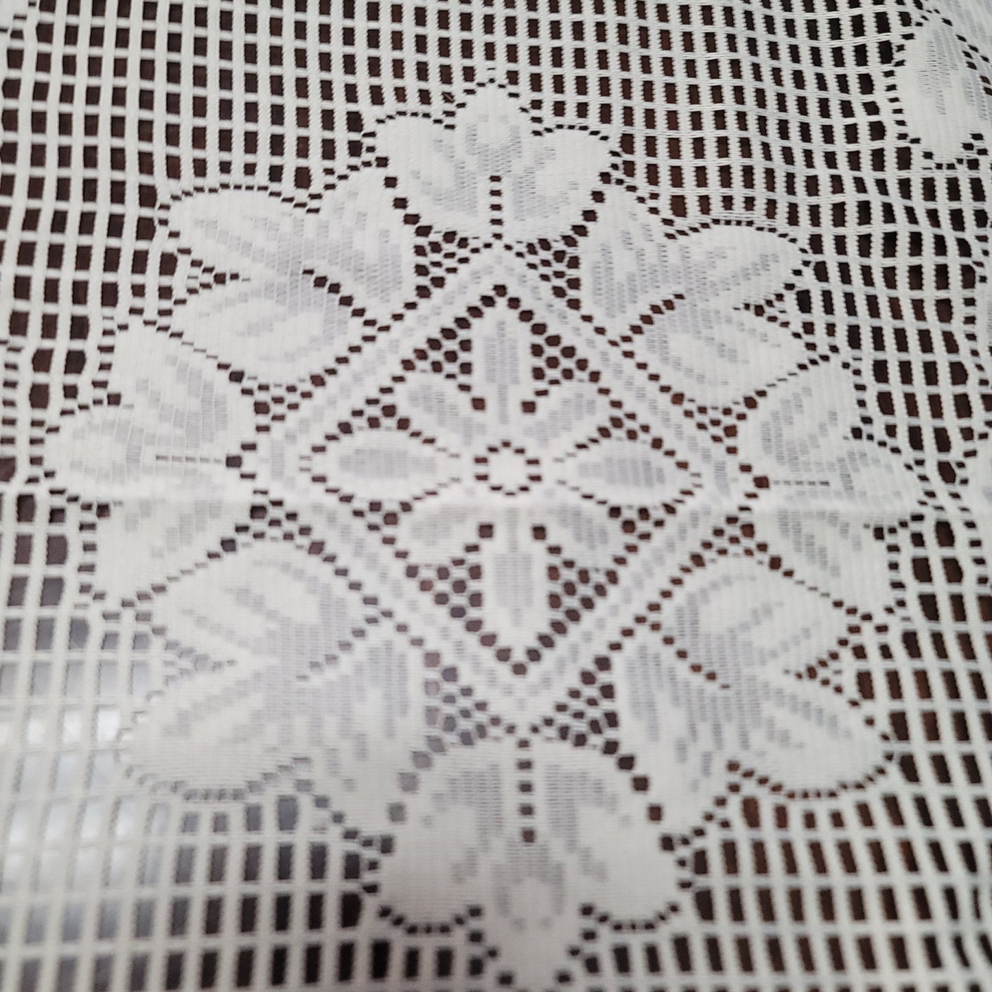 Vintage lacy table runner leaves leaf motif design rectangle white