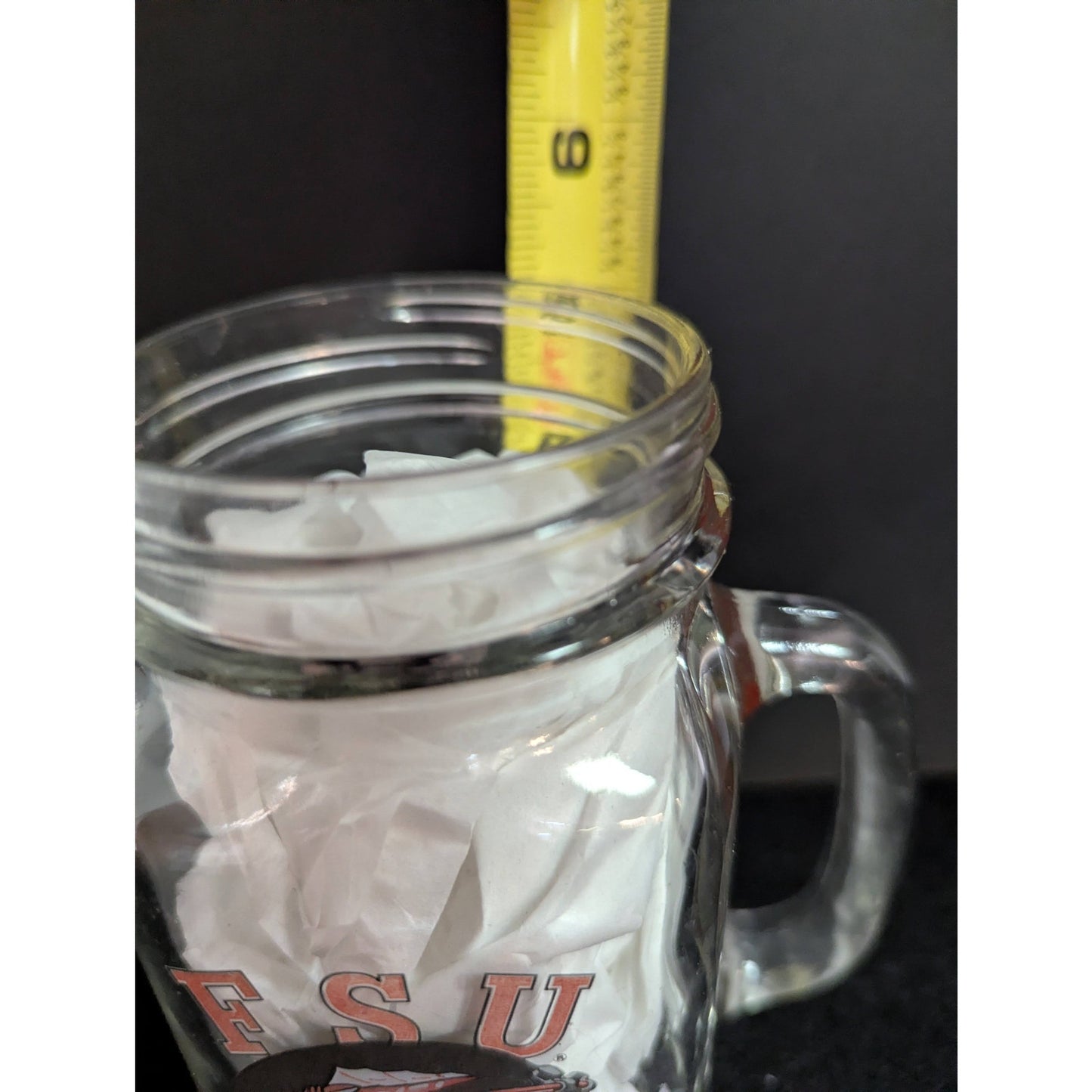 Vintage 1993 Florida State Seminoles National Champions Mason Jar Mug FSU
