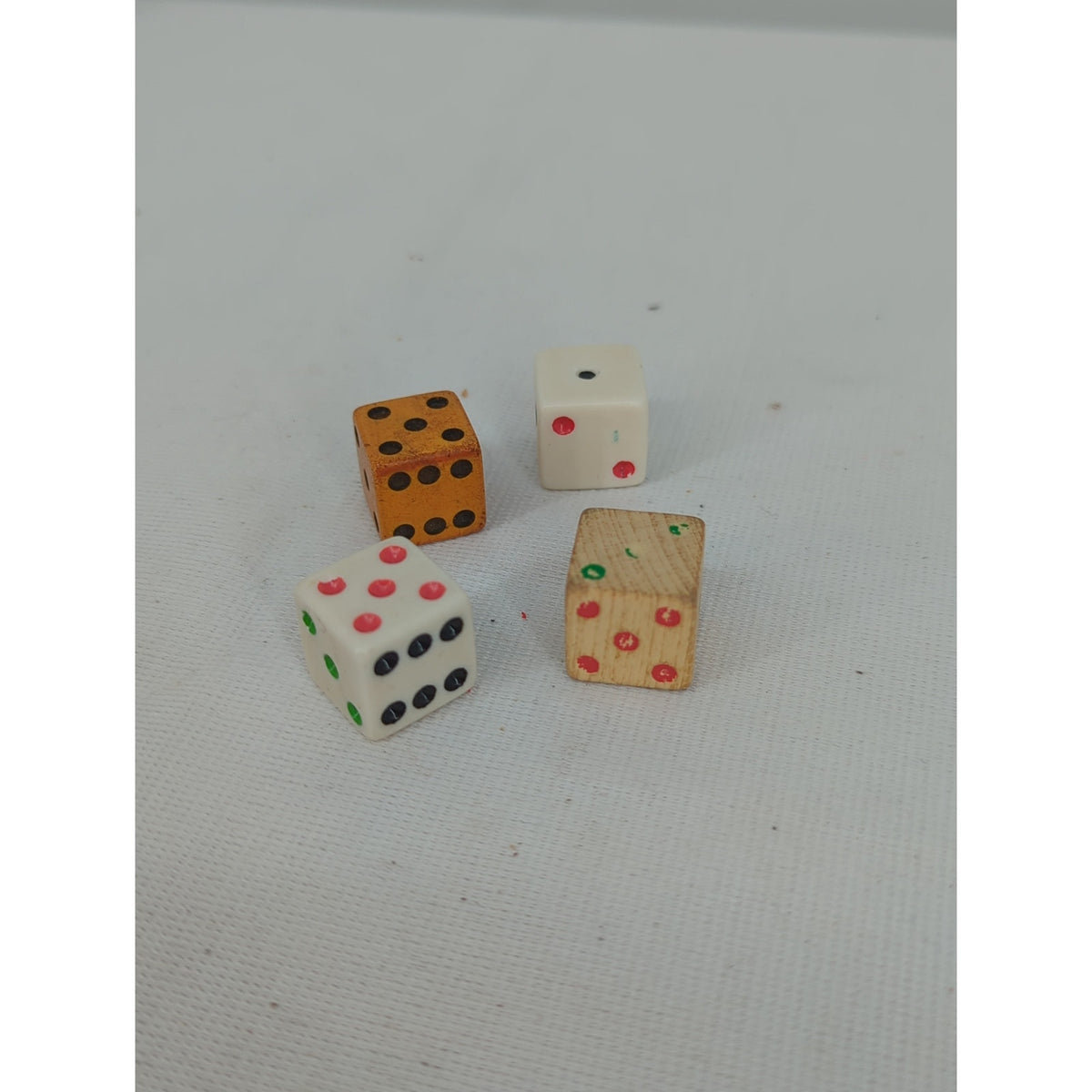Vintage Mixed Material and Early Plastic Dice Collection