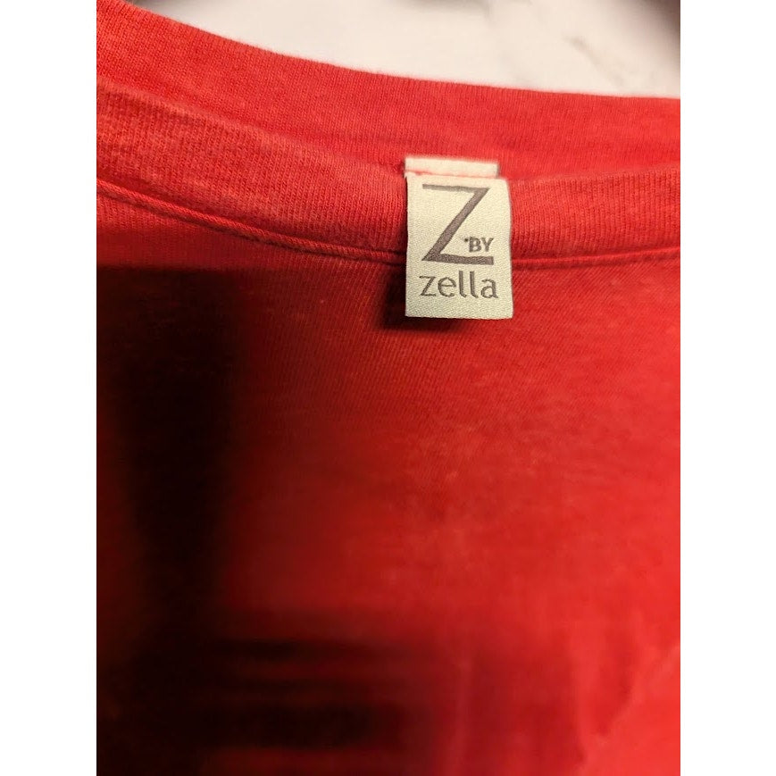 NEW Zella Youth XL ( 14/16) red long sleeve Activewear layering Tee Crew Neck