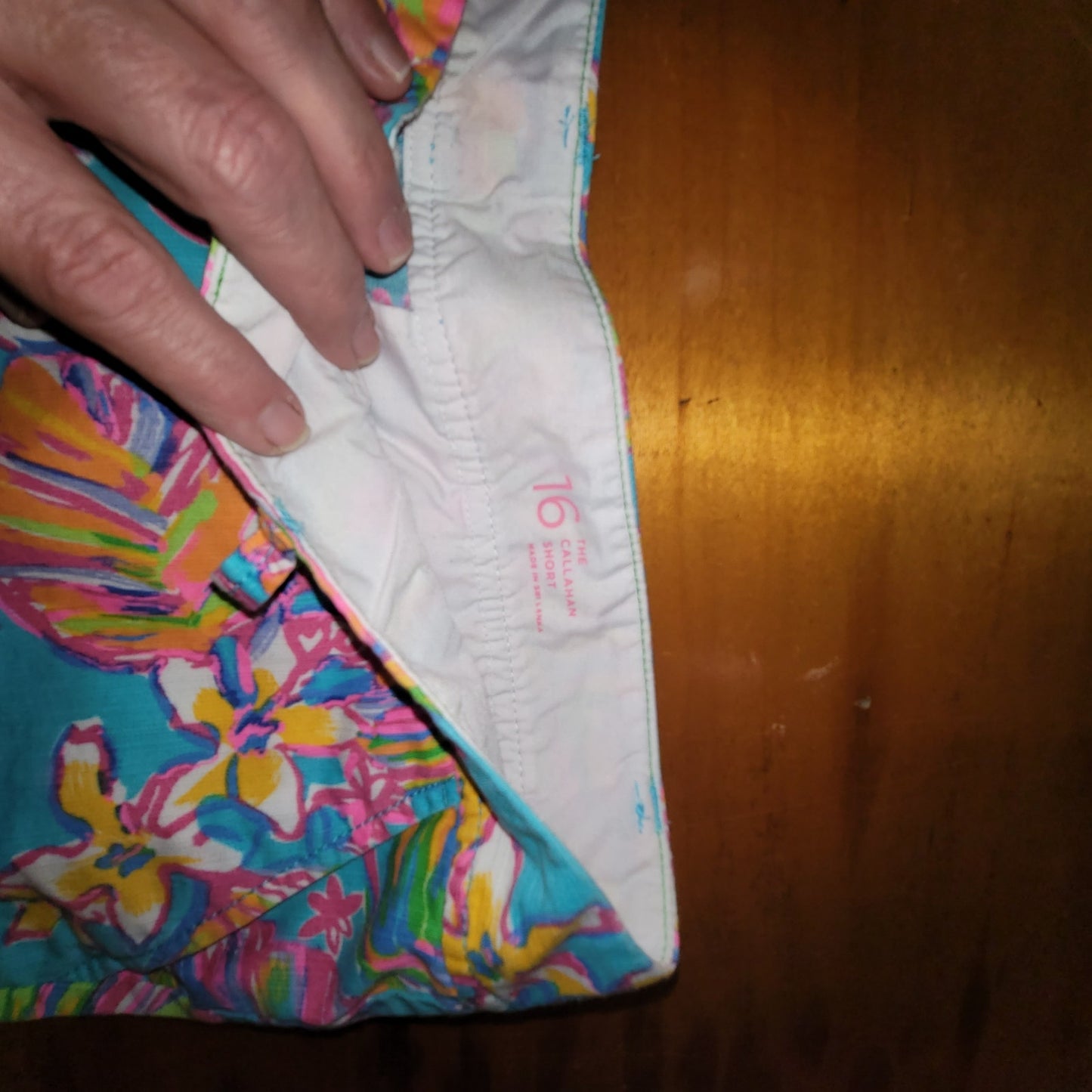 Lilly Pulitzer Callahan Shorts Size 16 Summer Haze