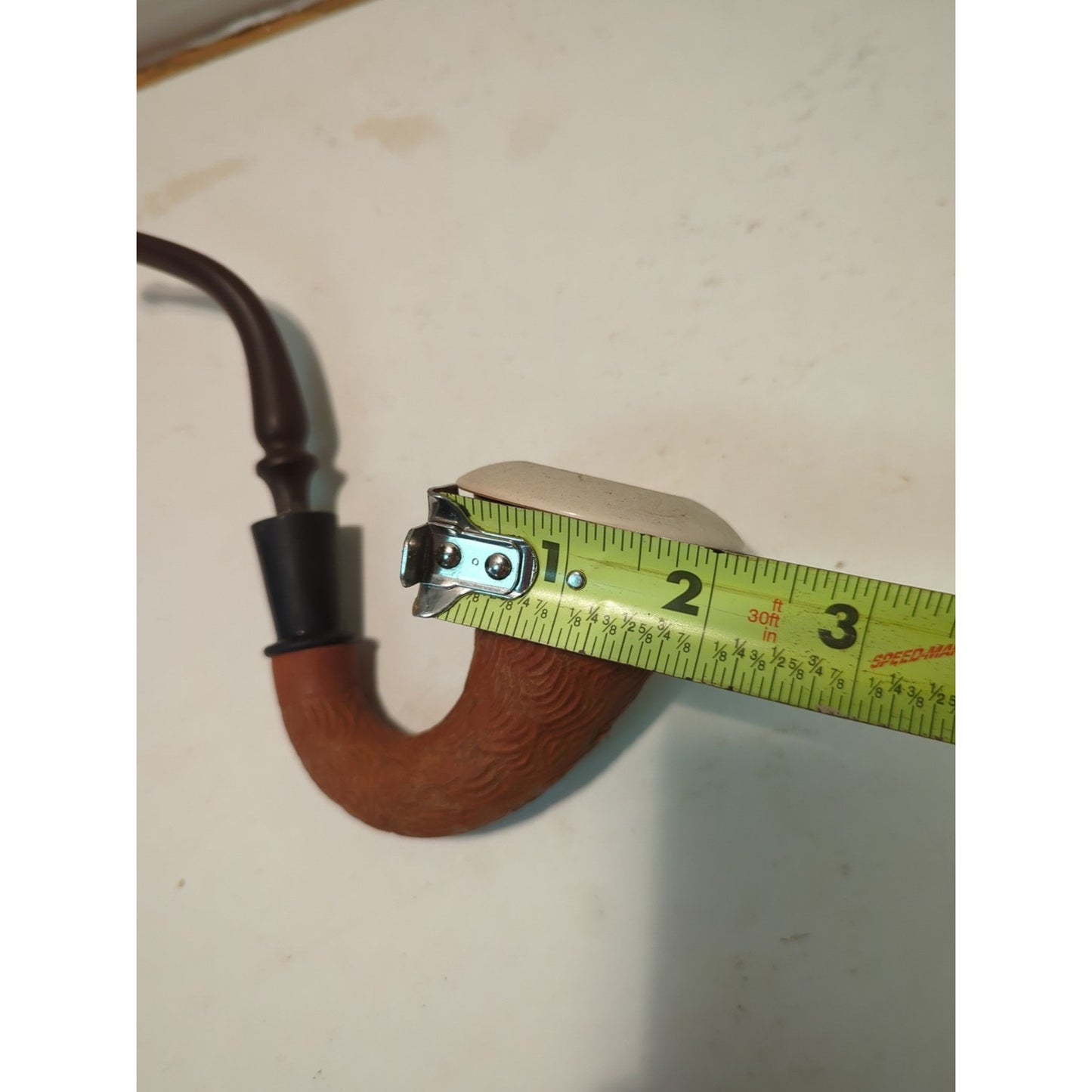 CALABASH pipe block Meershaum Bowl Carved Gourd Body 2 1/4" Top