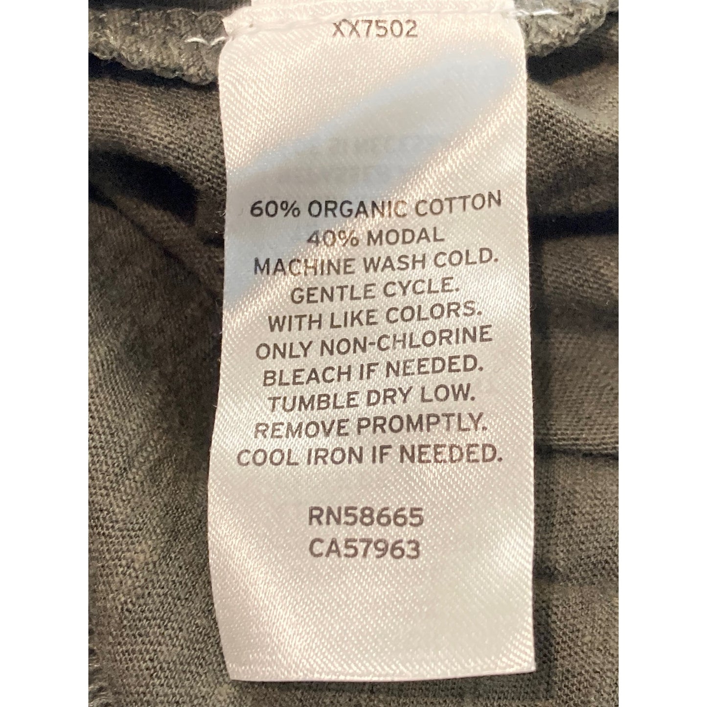 NWT Susina Slub Knit V-Neck Batwing Sleeve Pullover Top Sz Large in Grey Beluga