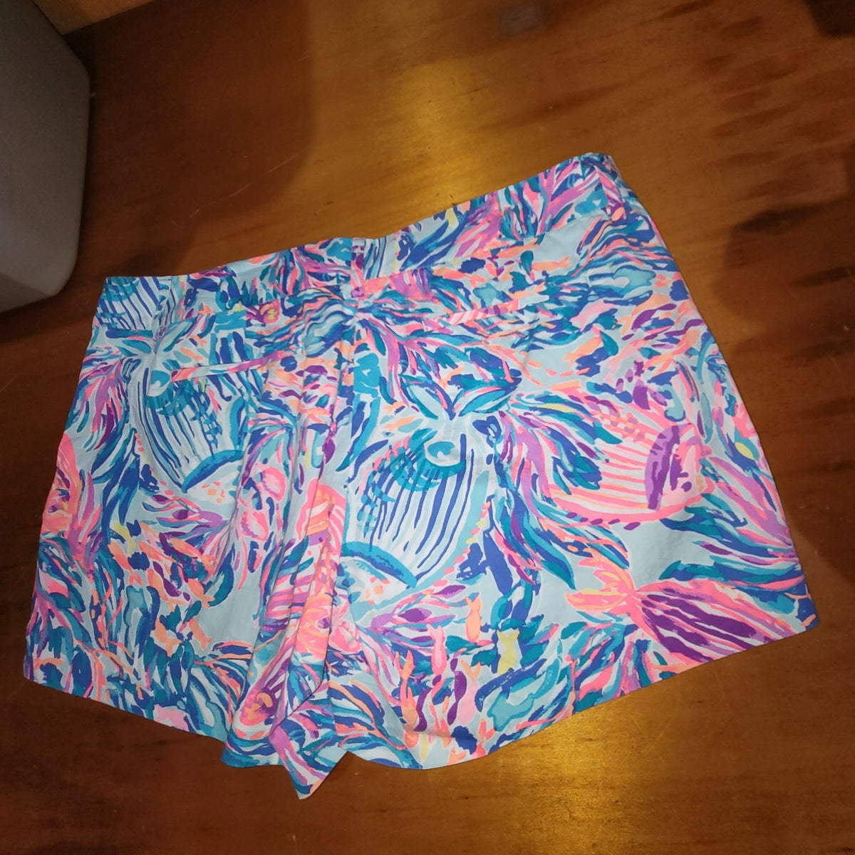 Lilly Pulitzer Callahan Shorts Size 14 Serene Blue Seas