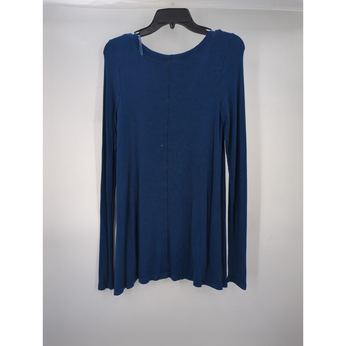 Free People We The Free Blue Ribbed Long Sleeve Tunic Top Small NWT