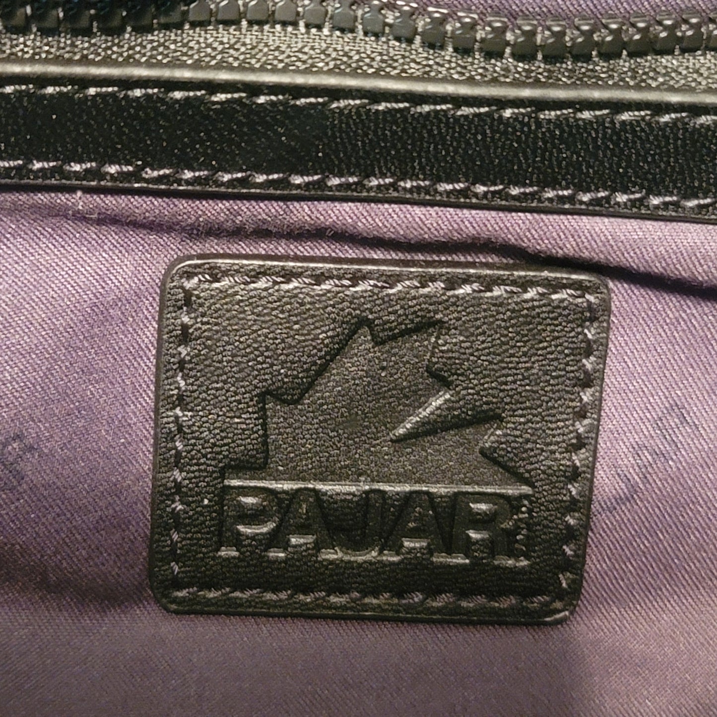Pajar Canada Quilted Sherpa Trim Puffer Bag Purse shoulder Black NO STRAP