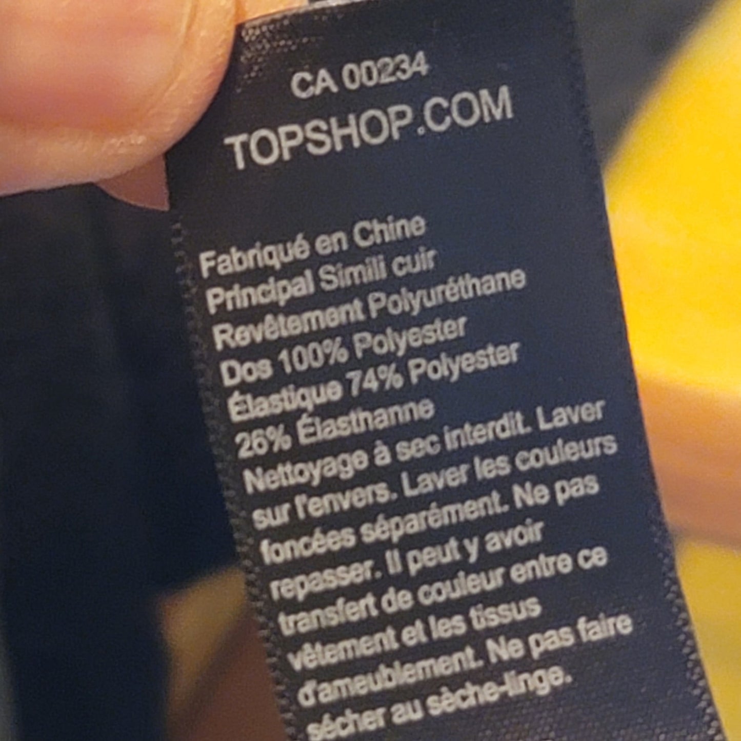Topshop Smocked Faux Leather Puff Sleeve Midi Dress Black Size 10 NEW
