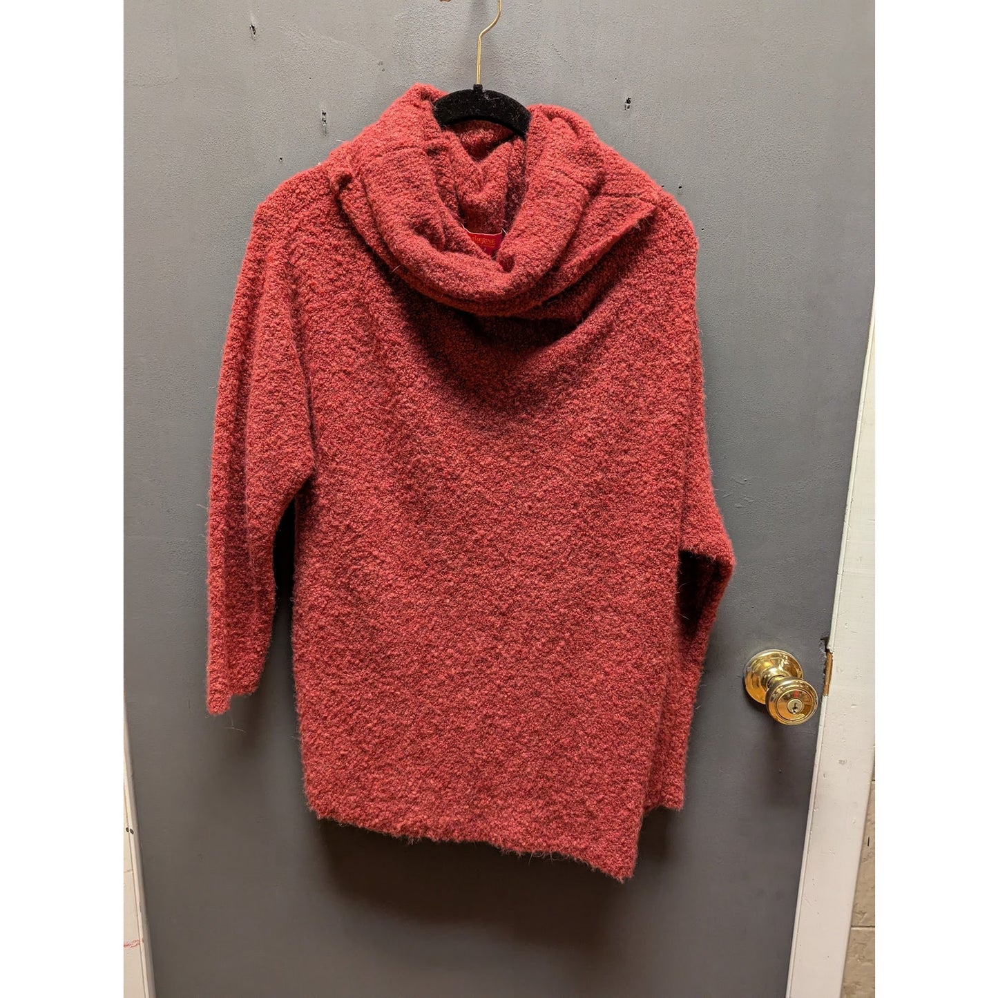 Catherine Malandrino Size Medium wool alpaca sweater turtleneck long sleeve cozy