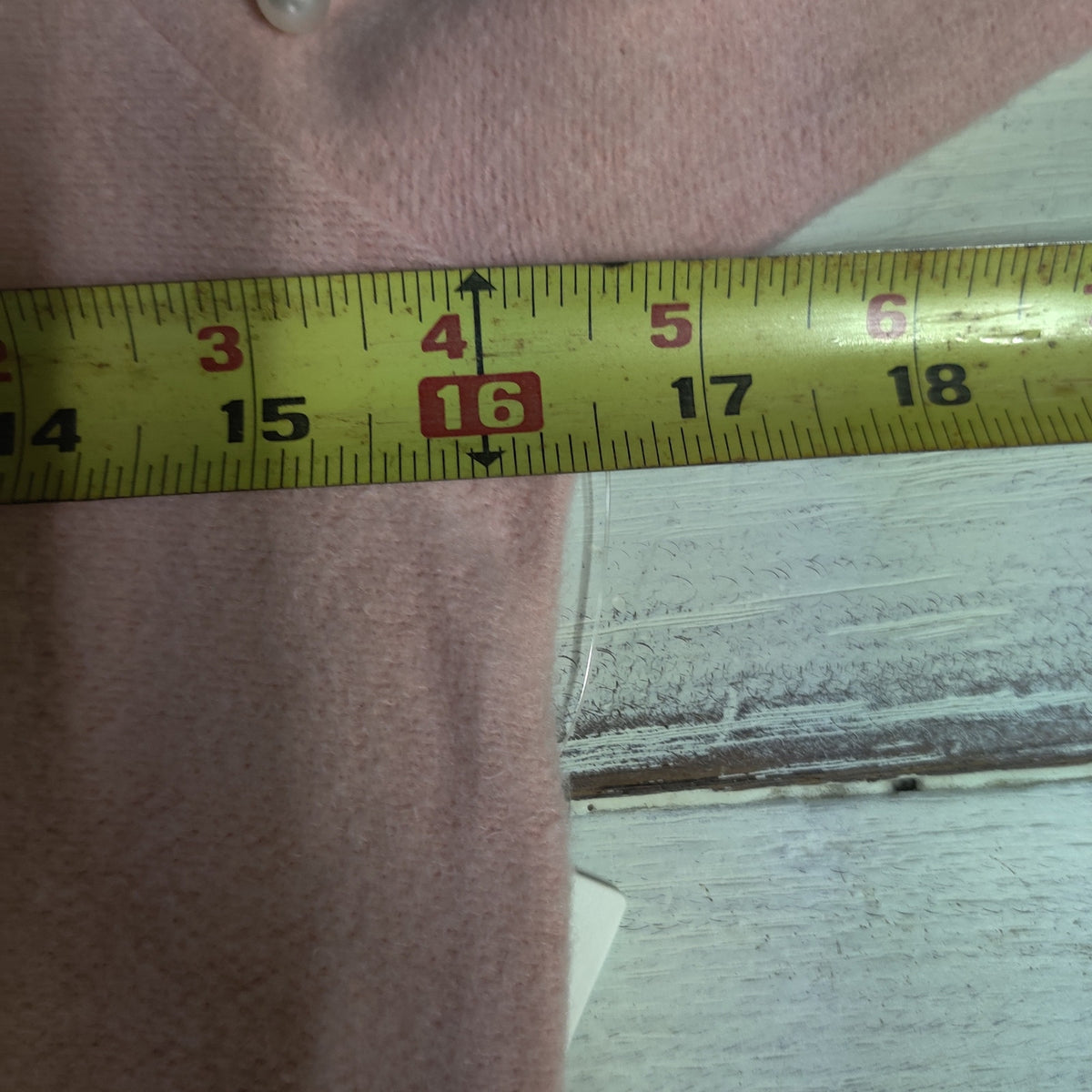 1901 Blush Pink Pearl Shoulder Sweater: Elegant Casual Cozy Long Sleeve Pullover