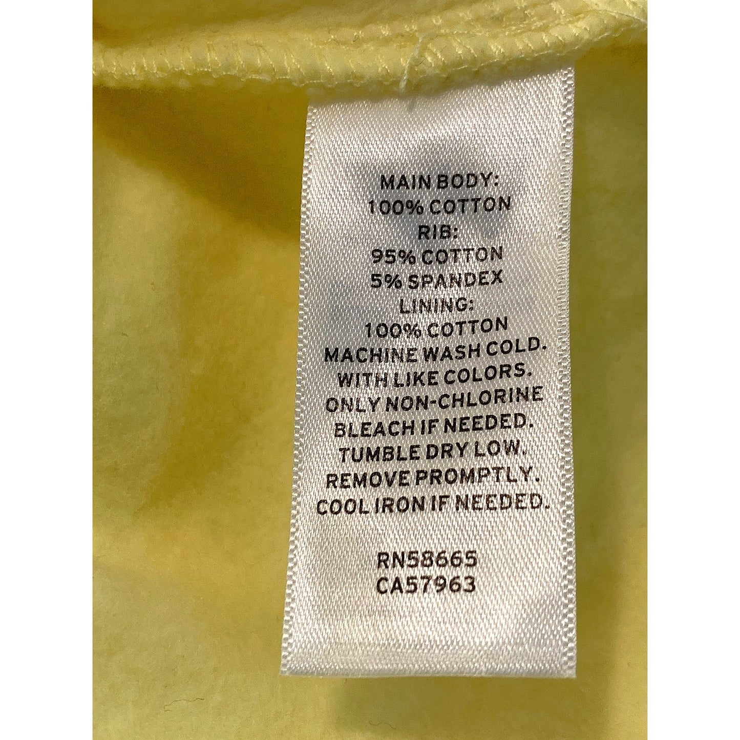 NWT BP Drawstring Hoodie Crop Sweatshirt Sz Medium in Yellow Moonlight Beach