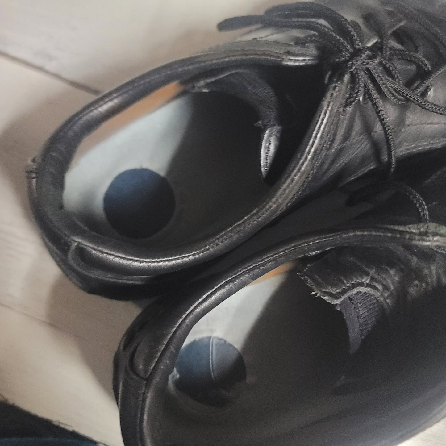 Red Wing Size 10.5D Black Mens Leather Oxford Low Top Work Shoes PreOwned