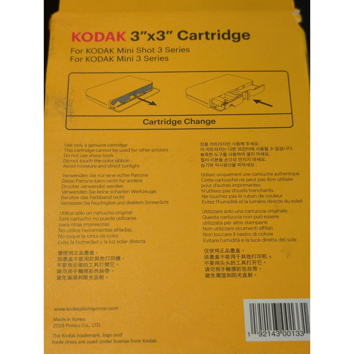 Kodak Mini Shot 3 Series SET of 2 Cartridges 60 sheets total