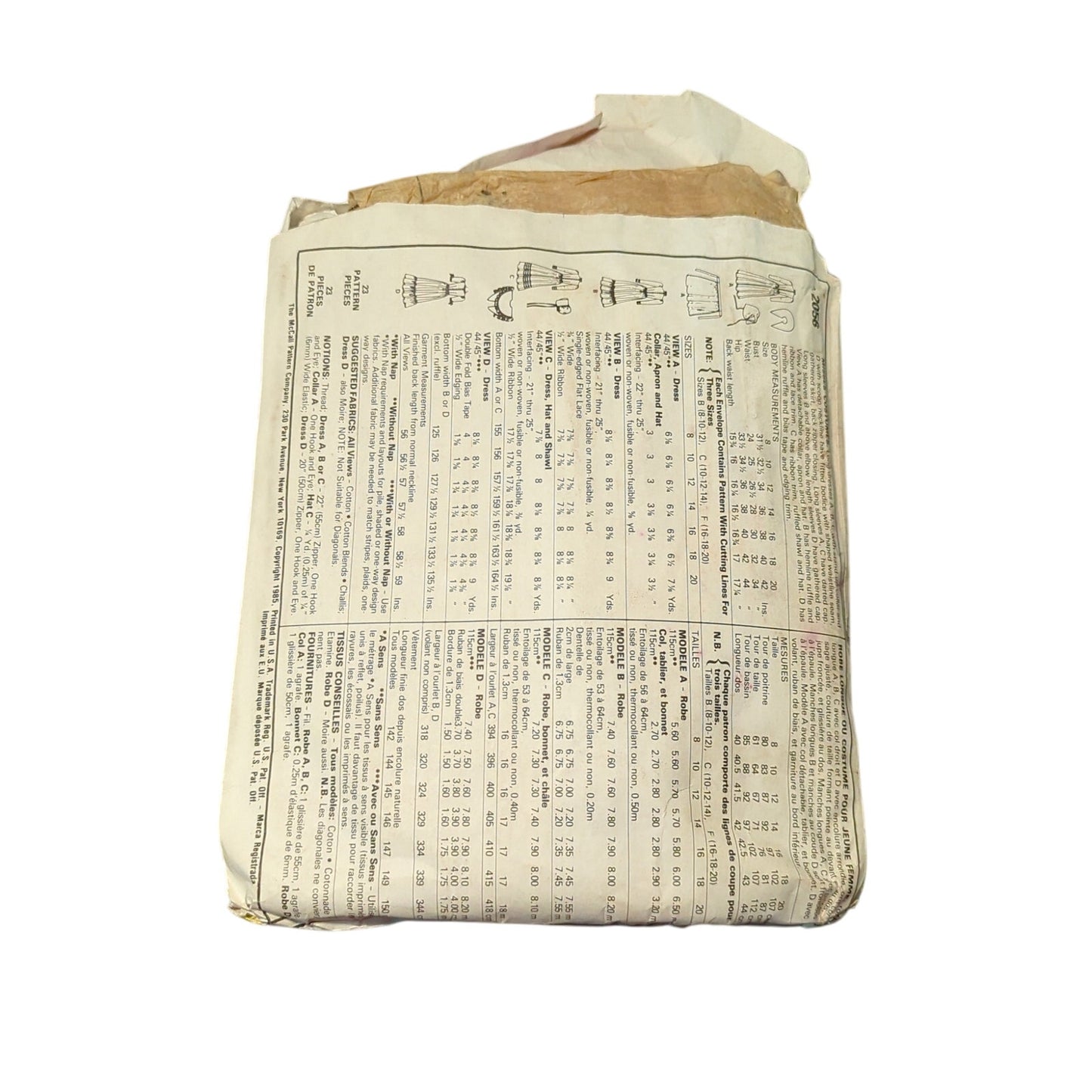 Vintage Sewing pattern
