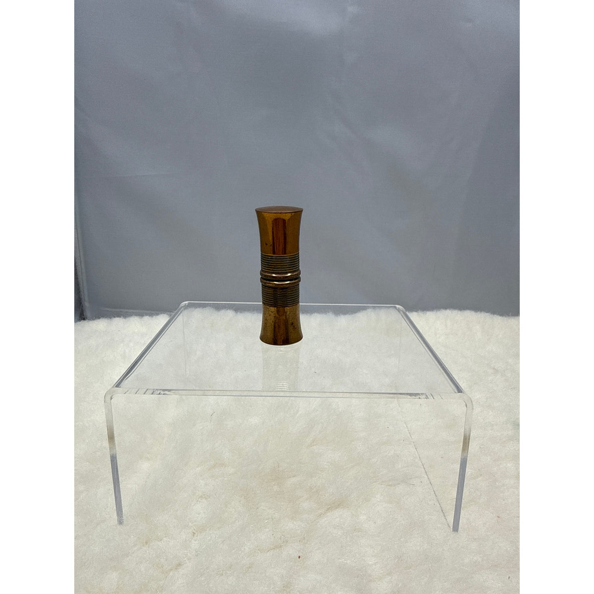 Vintage EMBRUJO MYRURGIA Brass Lipstick Lighter Two Inch Gold MCM Glamour