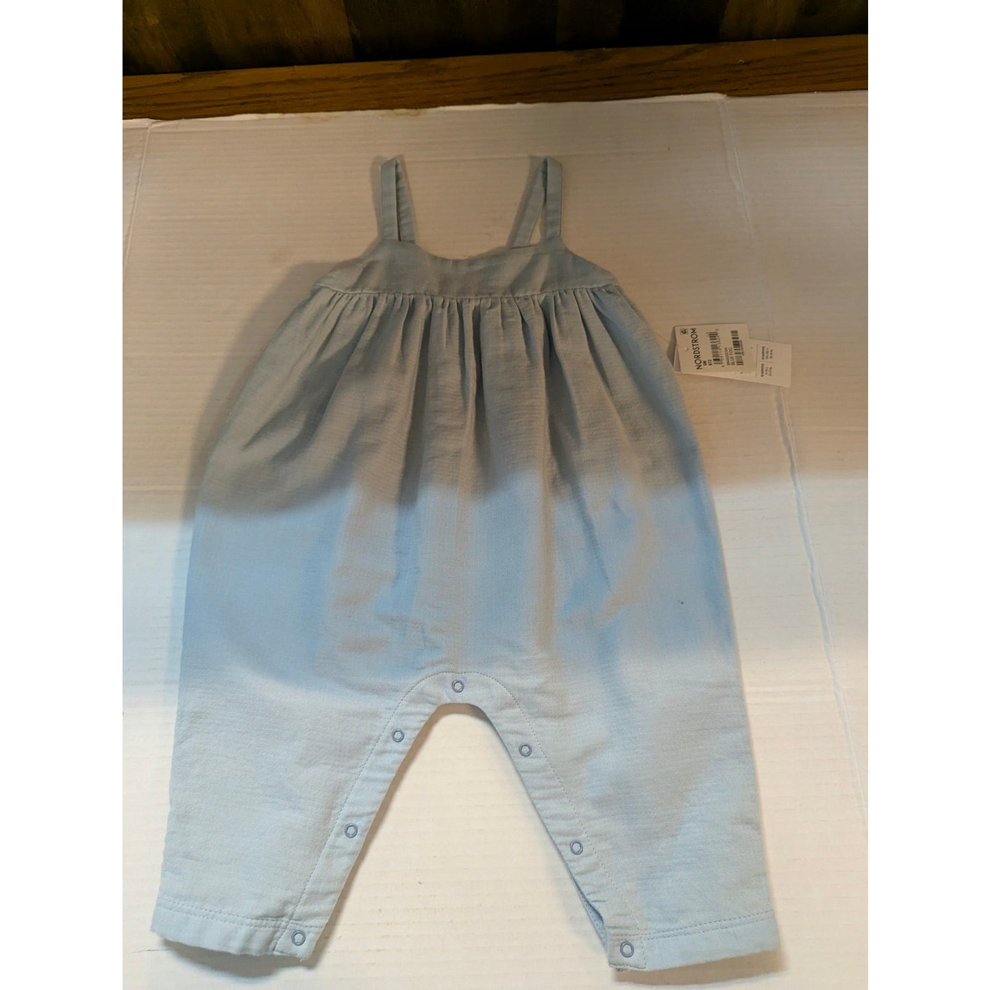 NWT Nordstrom Baby Organic Cotton Sleeveless Romper (Size 6M)