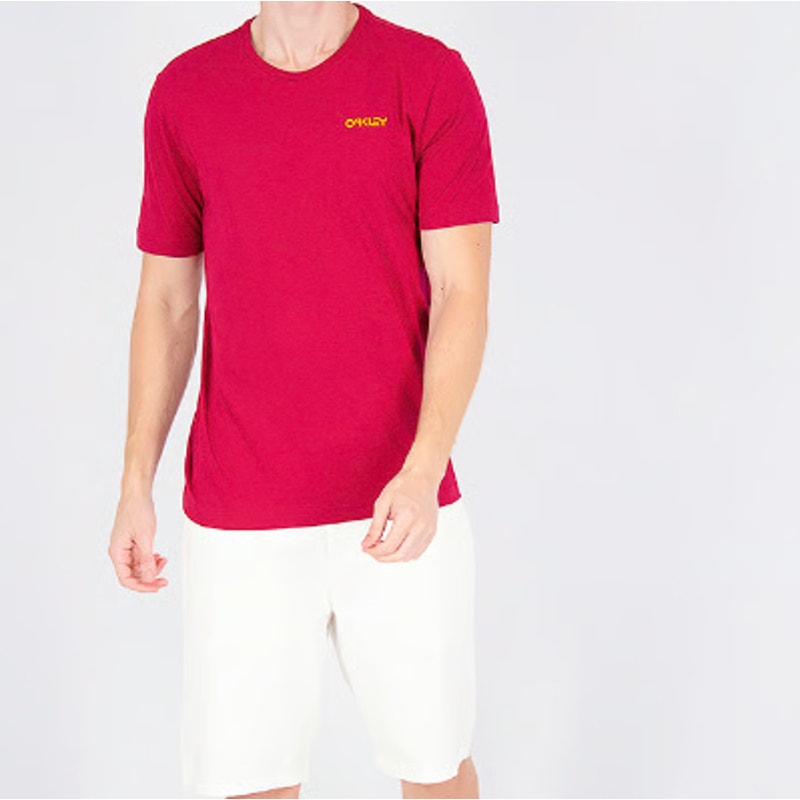 Oakley Shirt Iridium Tee Sundried Tomato Size Small mens T-Shirt Custom Fit