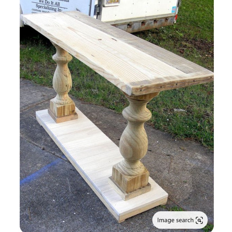 Round Bed Post Solid Walnut Stain Wood Posts/Pillars/Columns Salvage Craft