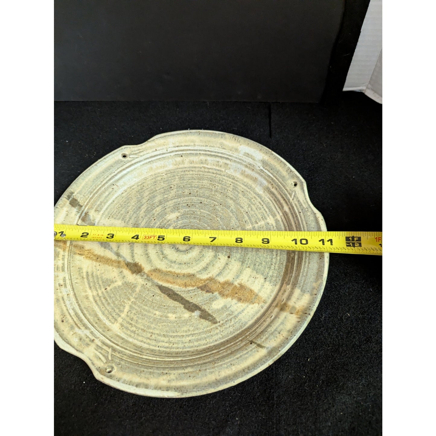 George Griffin Pottery, Sopchoppy Florida Handmade Art Pottery Plate 11"