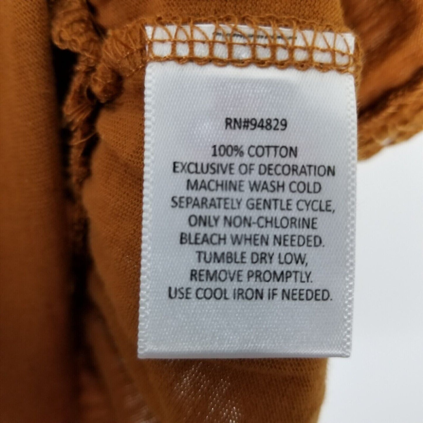 Derek Heart Juniors Babydoll Tiered Pullover Top LARGE Rusty Brown/Orange NWT