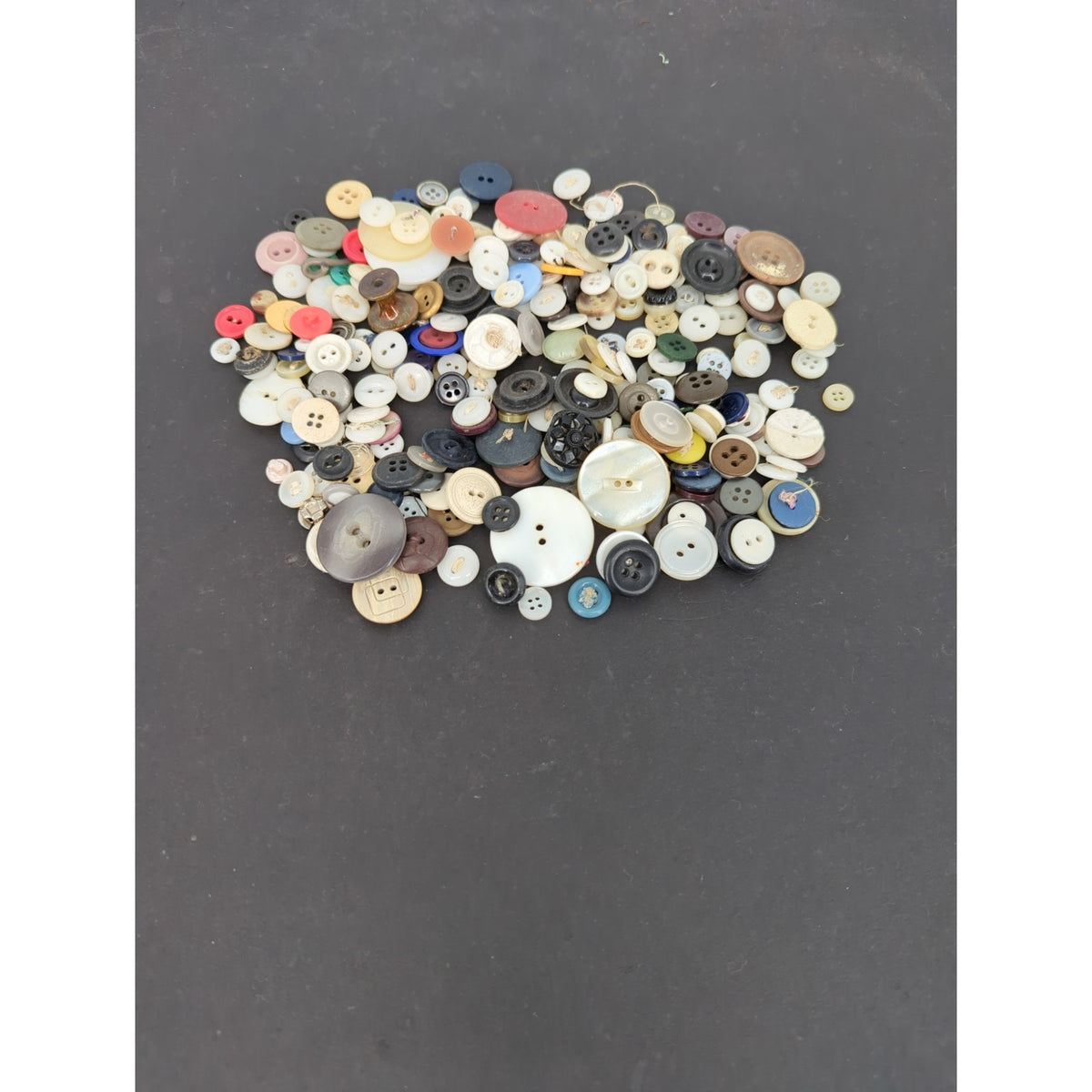 Huge 3 lb Lot Vintage to Modern Miscellaneous Sewing Buttons Craft Mix