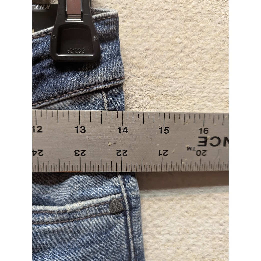KUT from the Kloth Connie Ankle Jeans Pants destroyed Size 0 NEW high rise