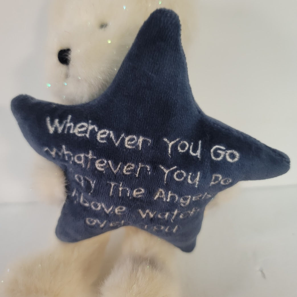 Boyds Bear Bean Head Collection 8” Jointed “Wherever You Go Whatever You Do”