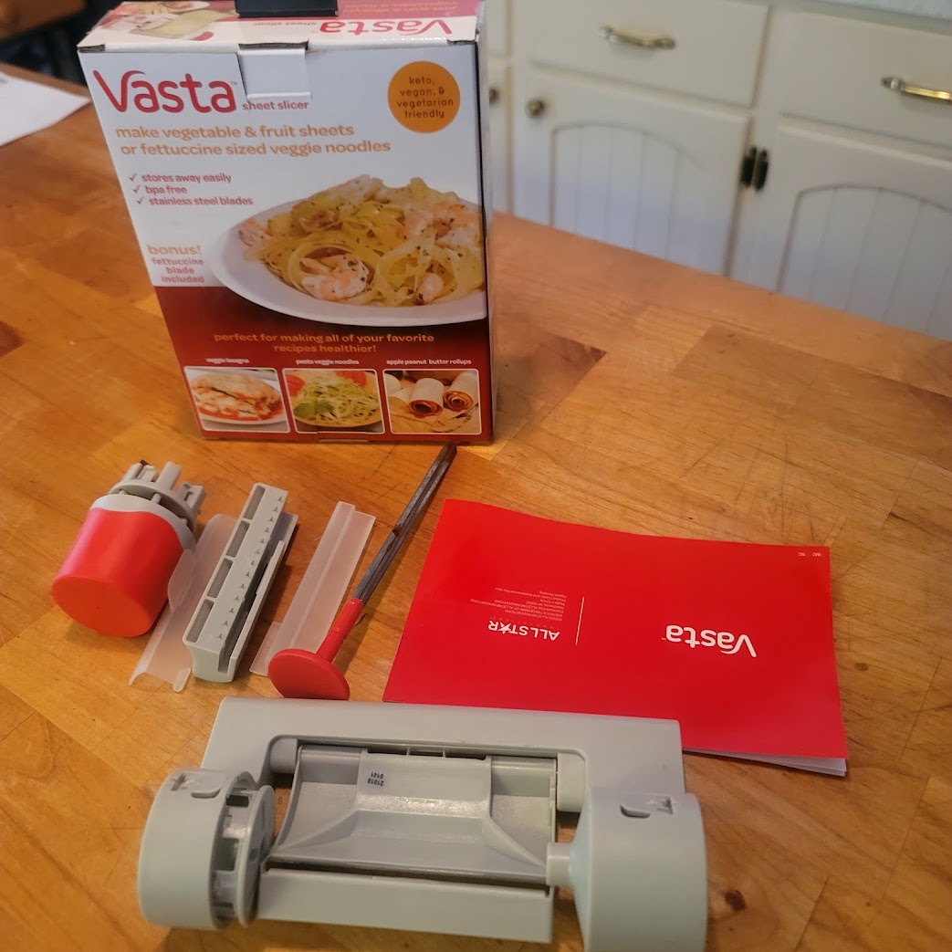 Vasta Vegetable and Fruit Sheet Slicer Low Carb Keto Kitchen Tool