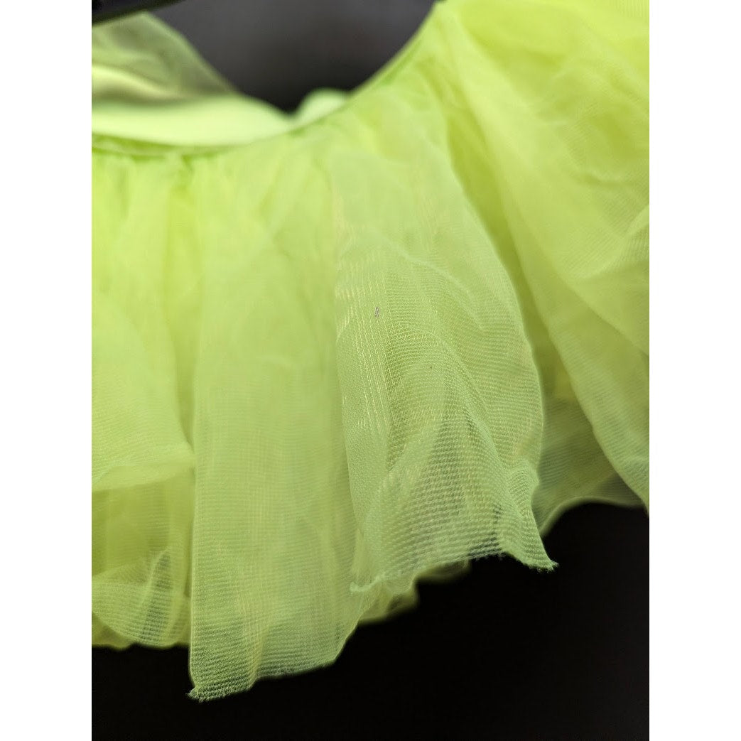 Leg Avenue Tutu Neon Yellow/Green Organza Tulle One Size