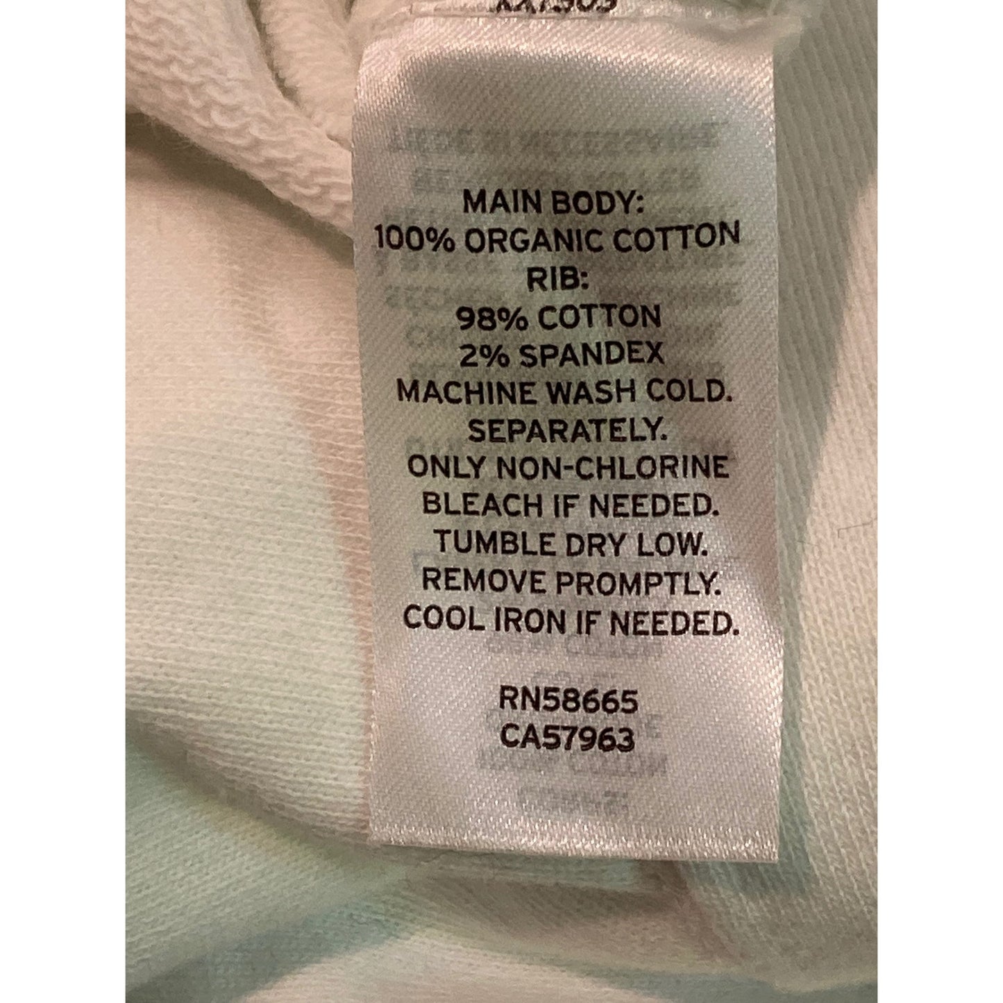 VOTE BLUE BP Time For Growth Graphic Print Organic Cotton Sweatshirt Sz Medium