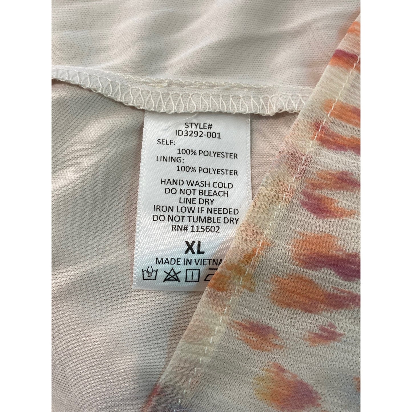 NWT All In Favor Simone Wrap Short Dress in Multi Animal Print Sz XL/Extra Large