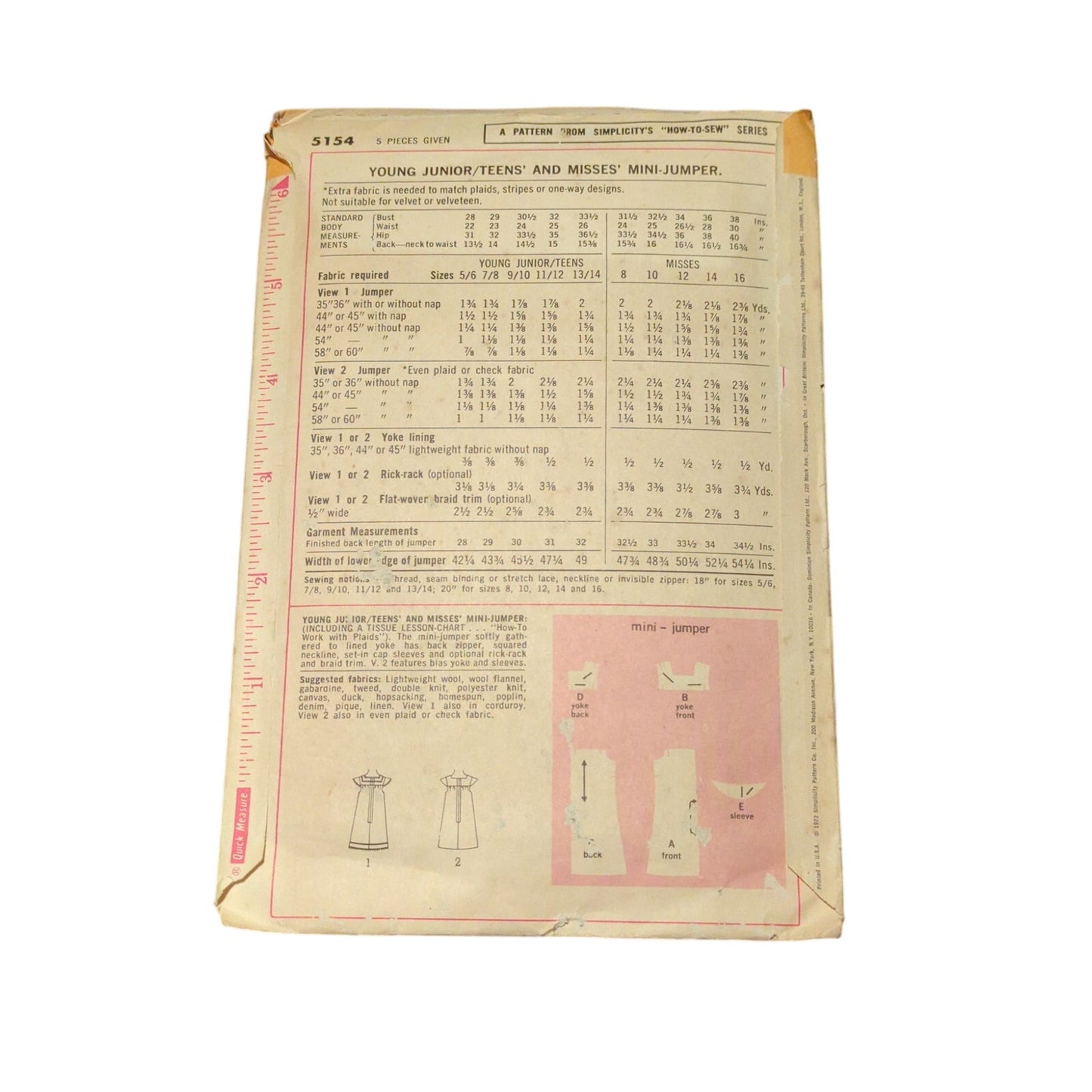 Vintage Sewing pattern