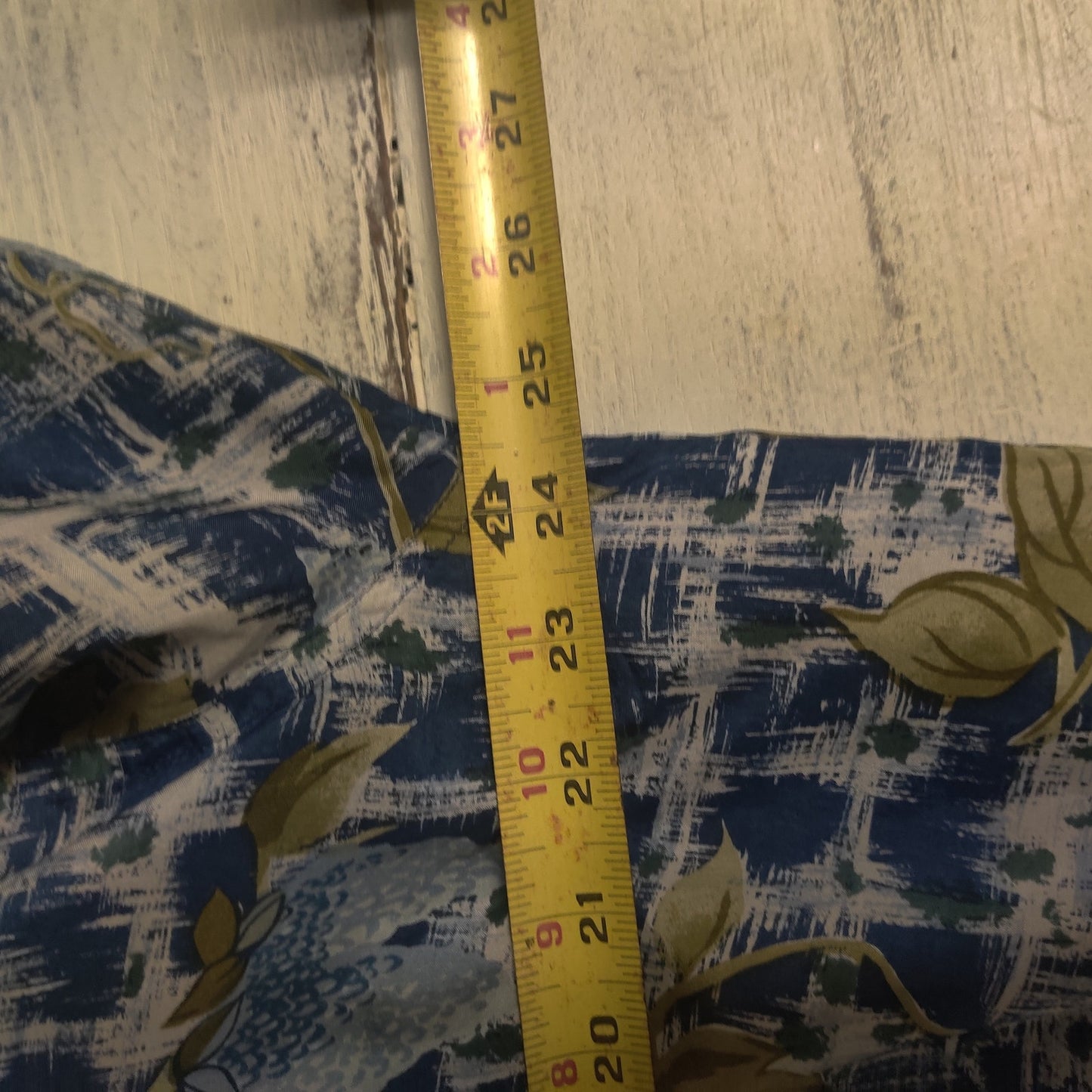 Active Studio Vintage Blue Gold Abstract Floral 100% Silk Bomber Jacket XL Y2K