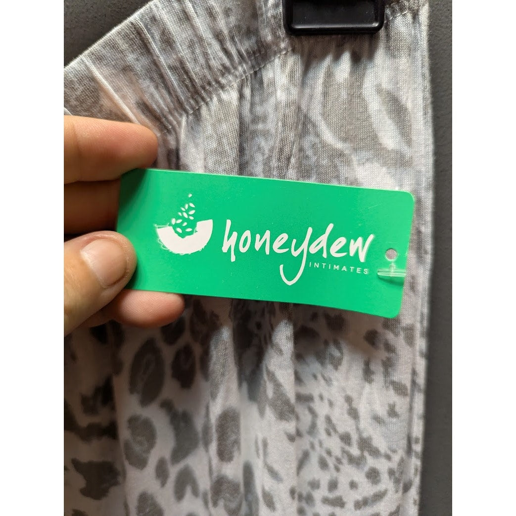 Honeydew Intimates Grey Leopard Print Lounge Pajama Pants Size XL Casual NEW