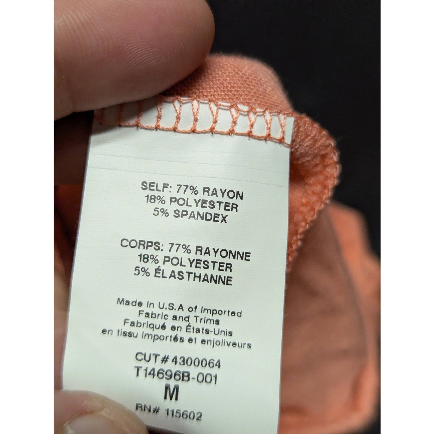 All in Favor Orange Henley Button Front Cami Tank Top Medium Layering Sleeveless