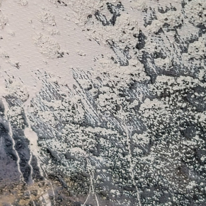 Vintage oil painting Textured abstract oil acrylic Original LEE REYNOLDS 1970s