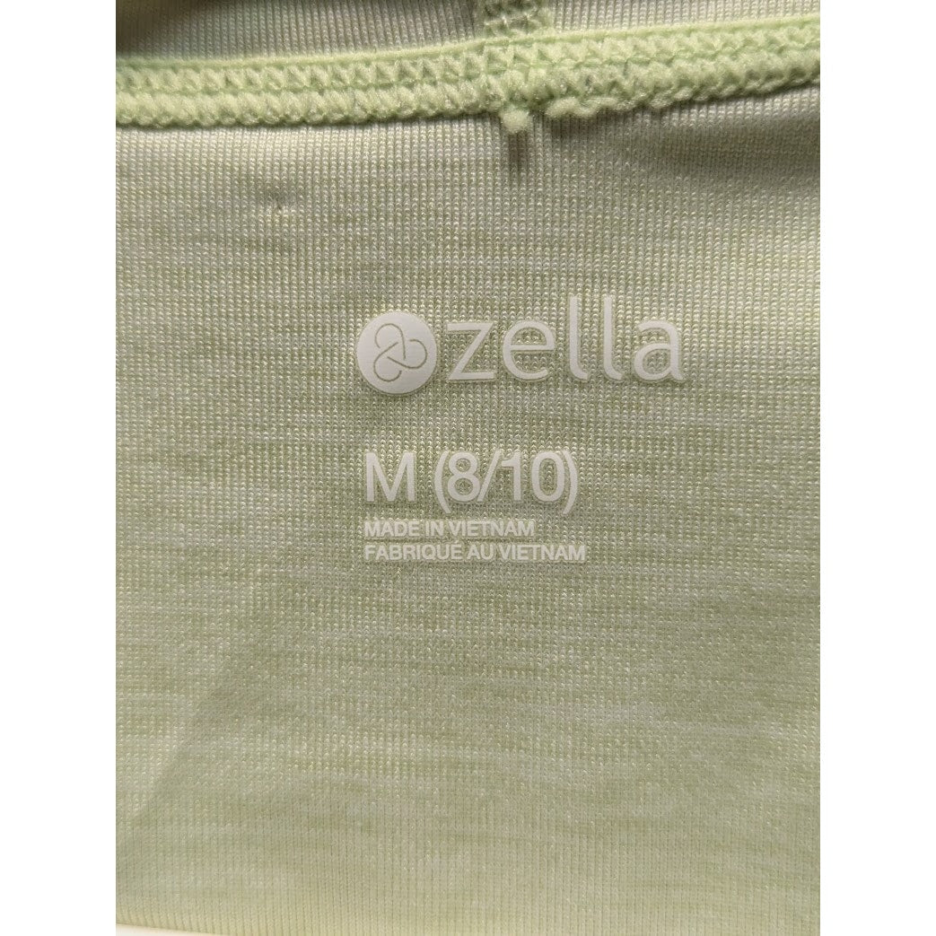 NWT Zella Mint Green Activewear Athleisure Long Sleeve Hooded Top GIRL Med 8/10.
