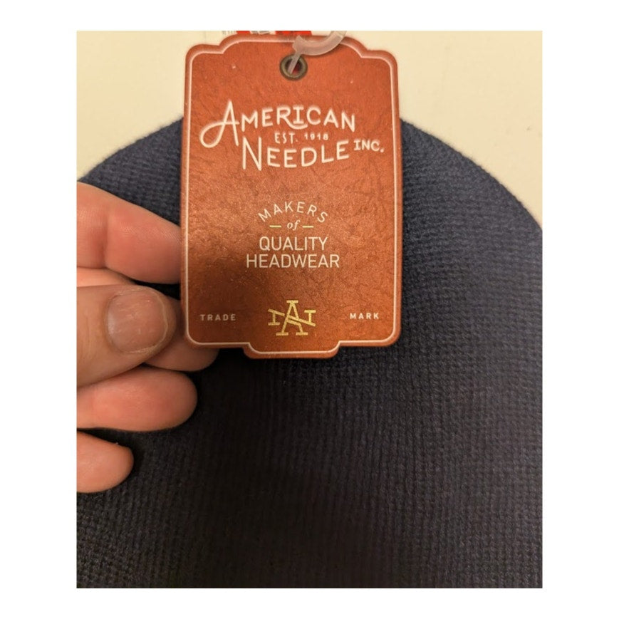 NEW aMERICAN nEEDLE FISHERMAN Beanie Hat Knit Hat Unisex One Size Ribbed Folding