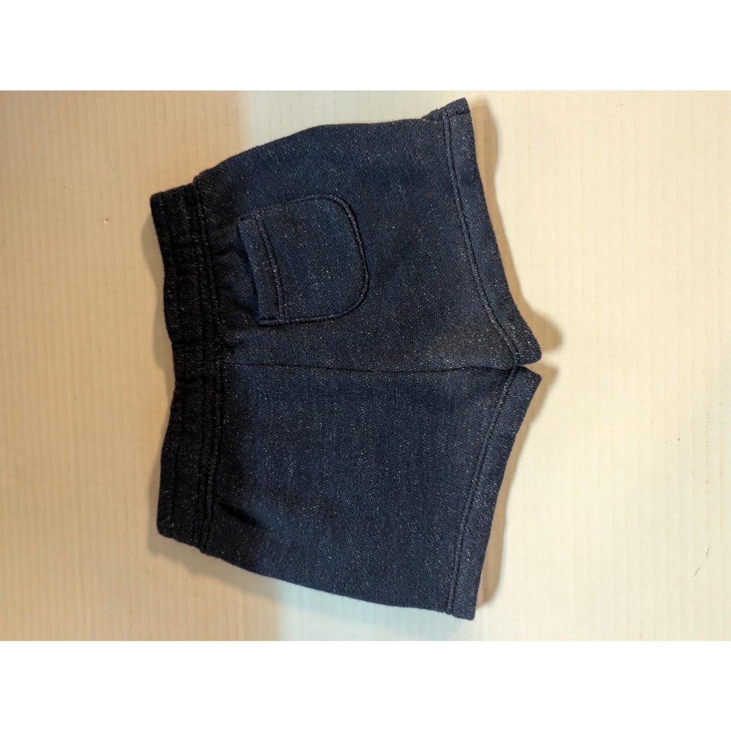 Splendid Baby Boys Knit Shorts Drawstring Dark Navy Blue Black 3-6 Months NWT