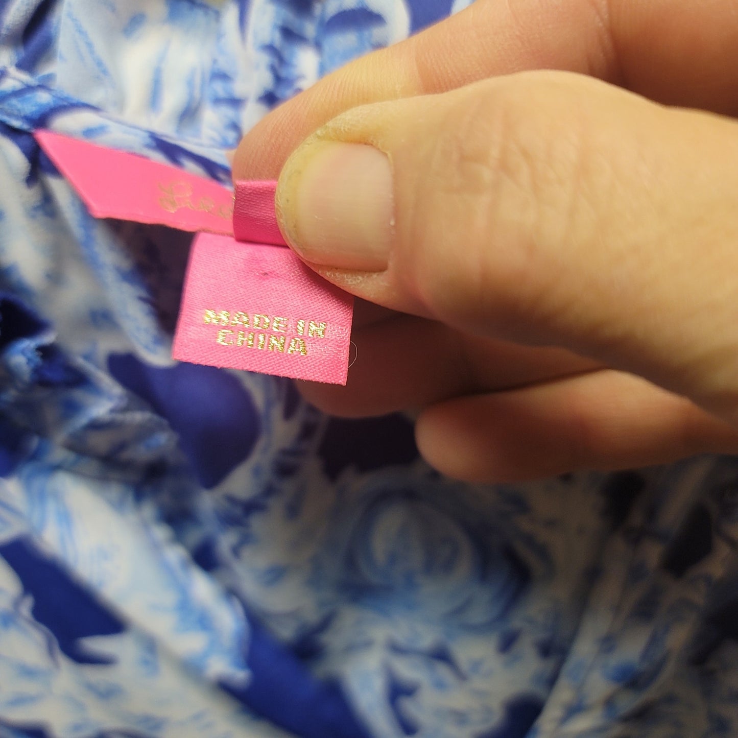 Lilly Pulitzer- ALMANDINE TOP - Pretty Peas- Royal Purple X-Small XS