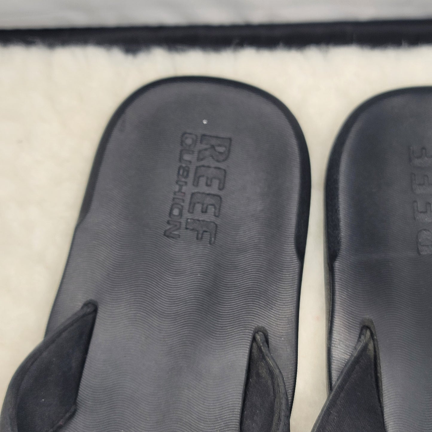 Reef Men's Cushion Flip Flop Sandals Black Size 13 Comfort Thong