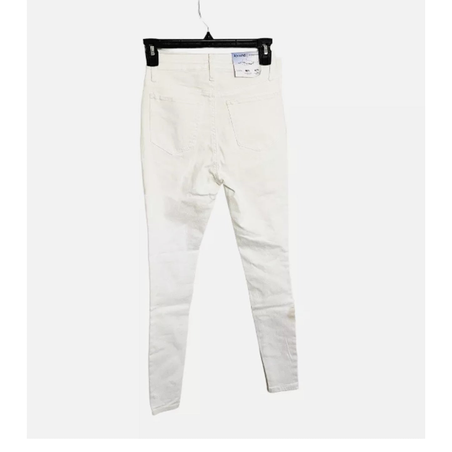 Abound Jeans High Rise Skinny Jean White Denim pants CRAFT, SEW, CUT, PAINT, DYE