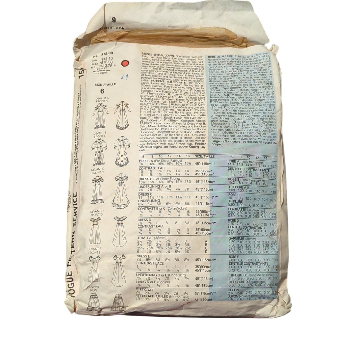 Vintage Sewing pattern
