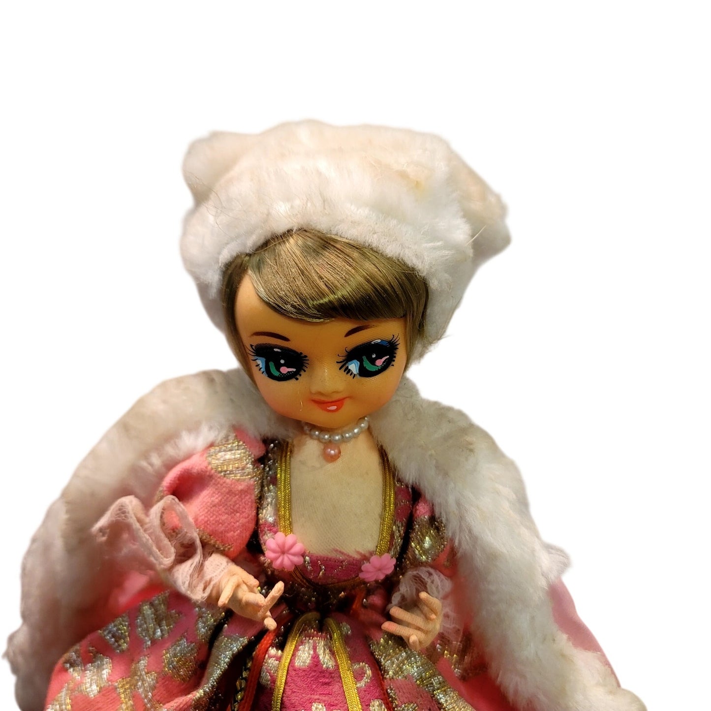 Vintage Bradley "Big Eye" Doll - Winter Elegance Collection Rare Collectible